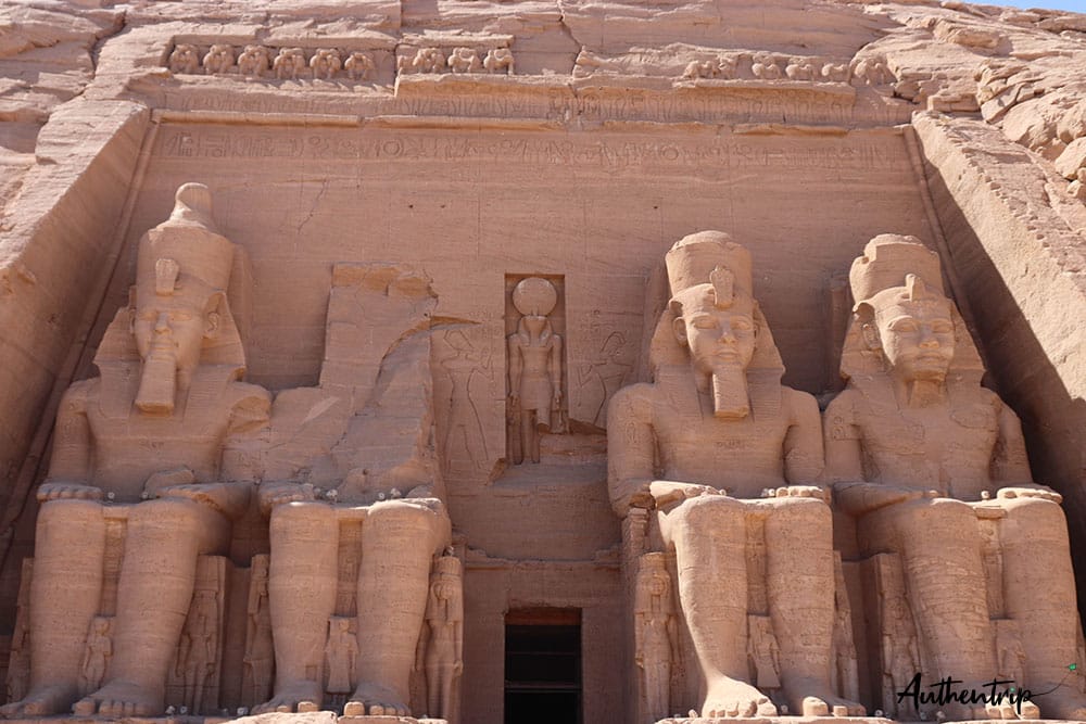 Abu Simbel colosses