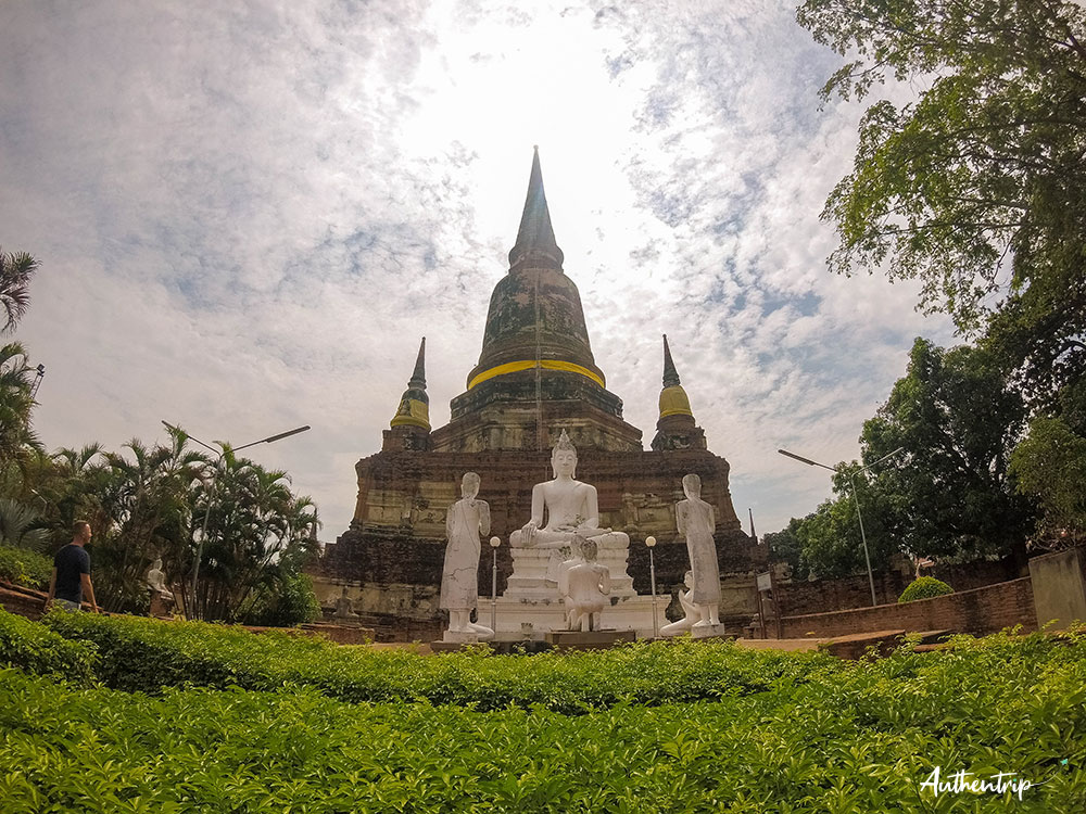 ayutthaya temple bouddha