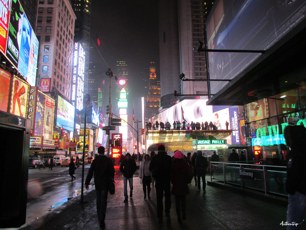 Times Square nuit