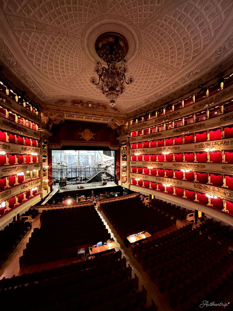 Salle théâtre Scala Milan