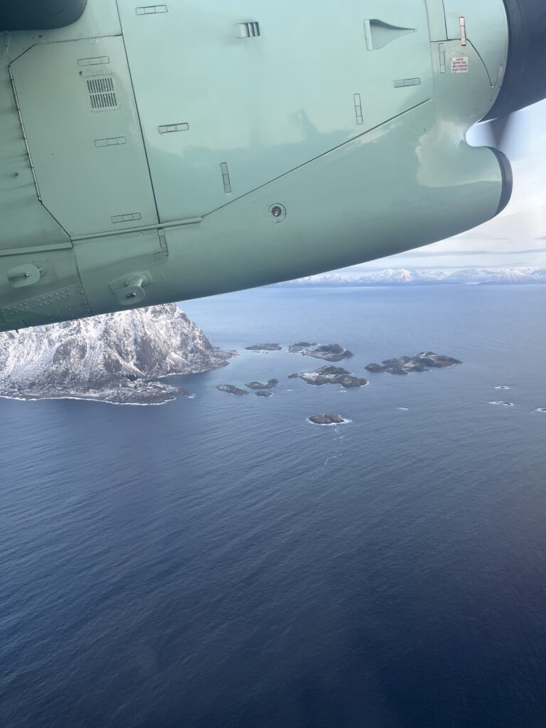 lofoten vue avion