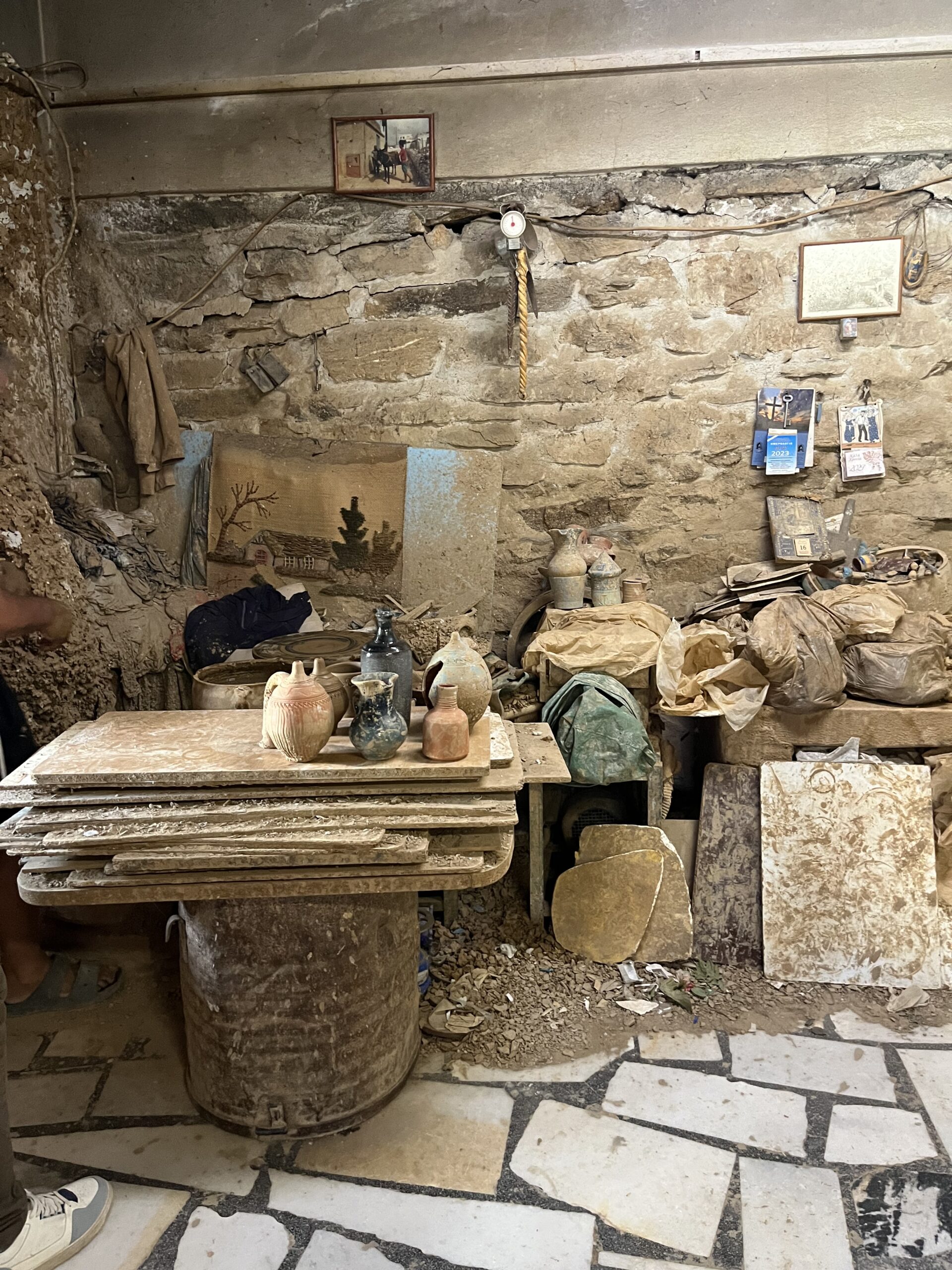 Atelier de poterie - Damalas