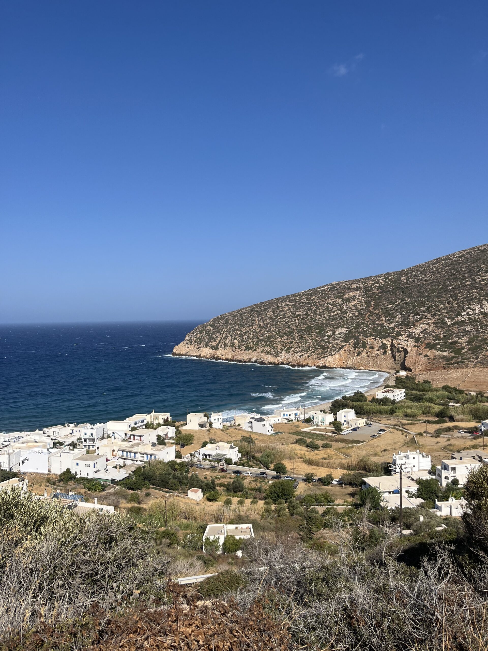 Kouros Apollo naxos view