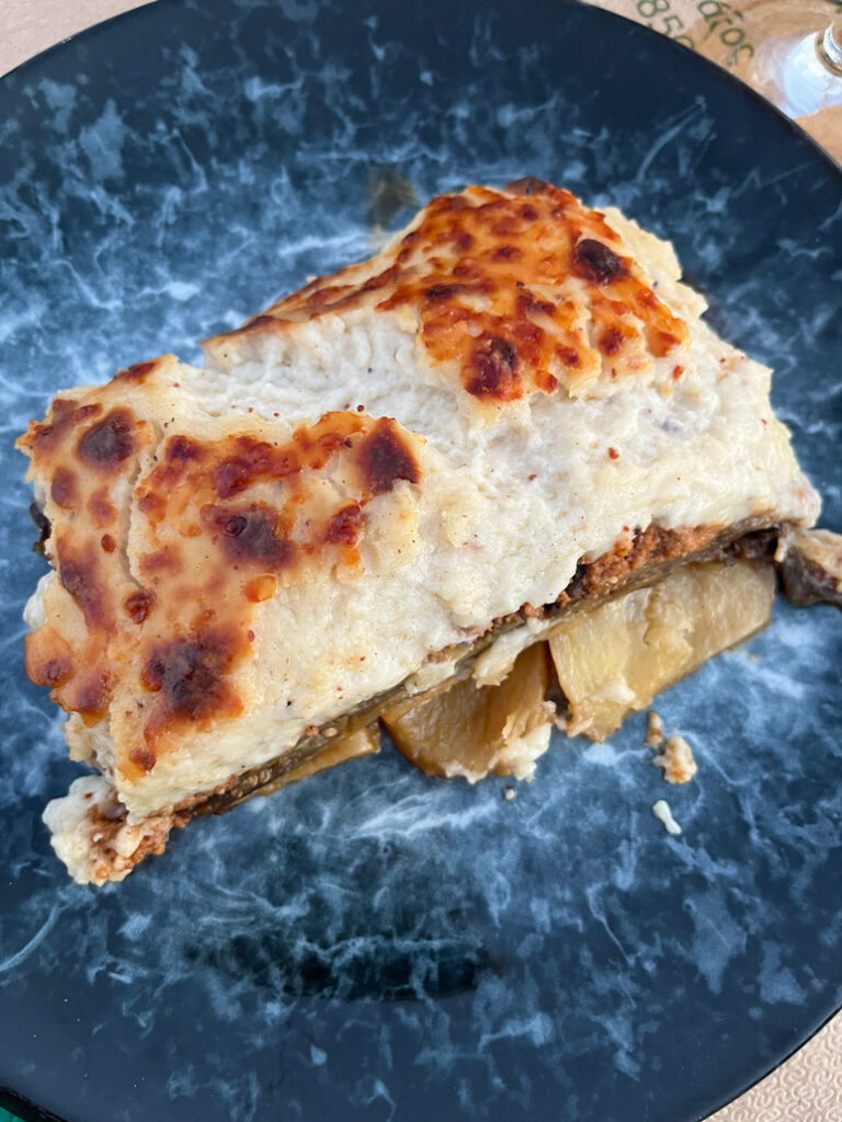 moussaka naxos plaka