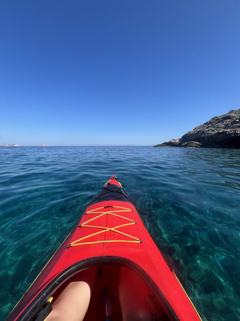 kayak excursion naxos