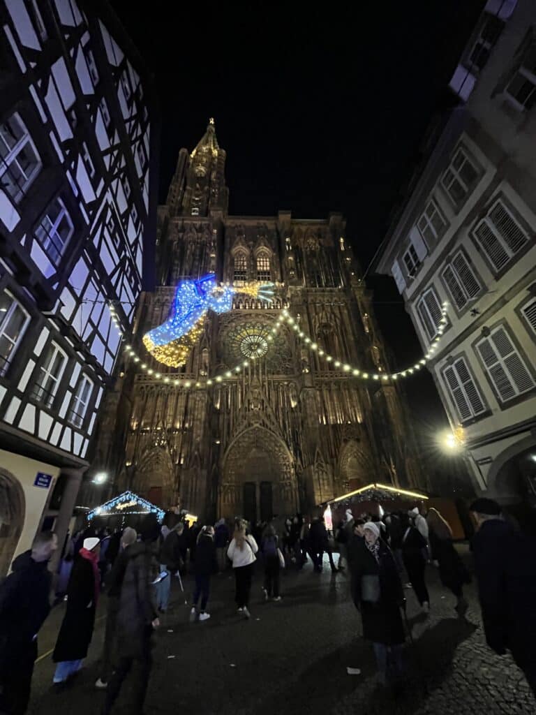cathédrale strasbourg marché de noel