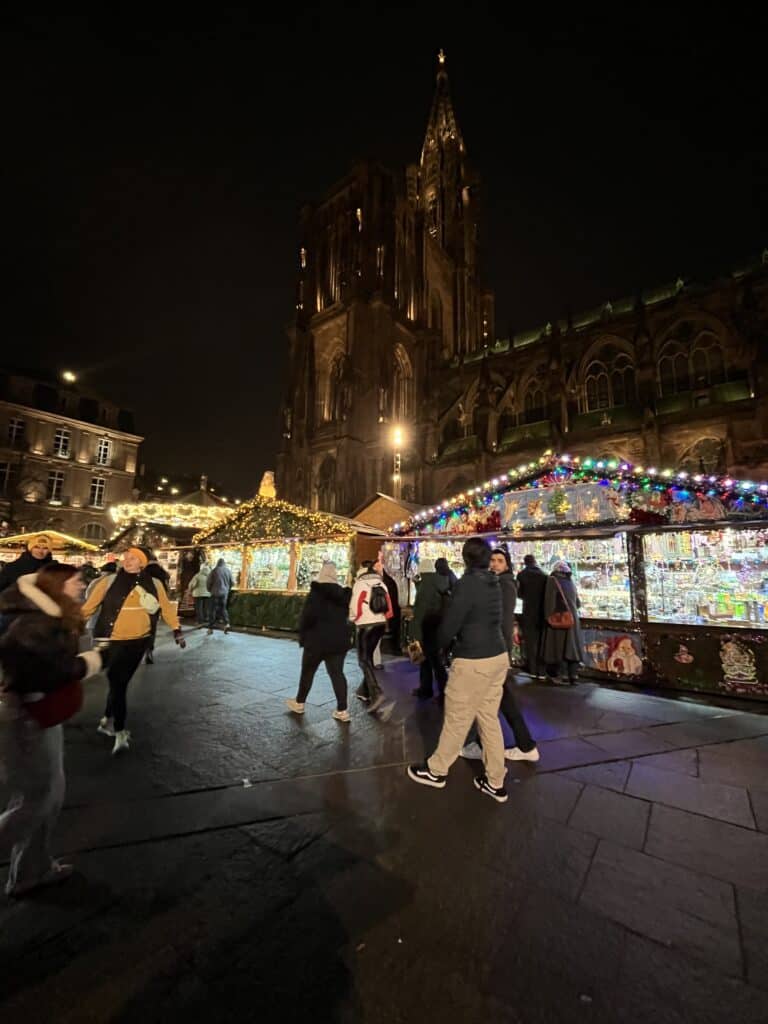marché de noel strasbourg cathédrale