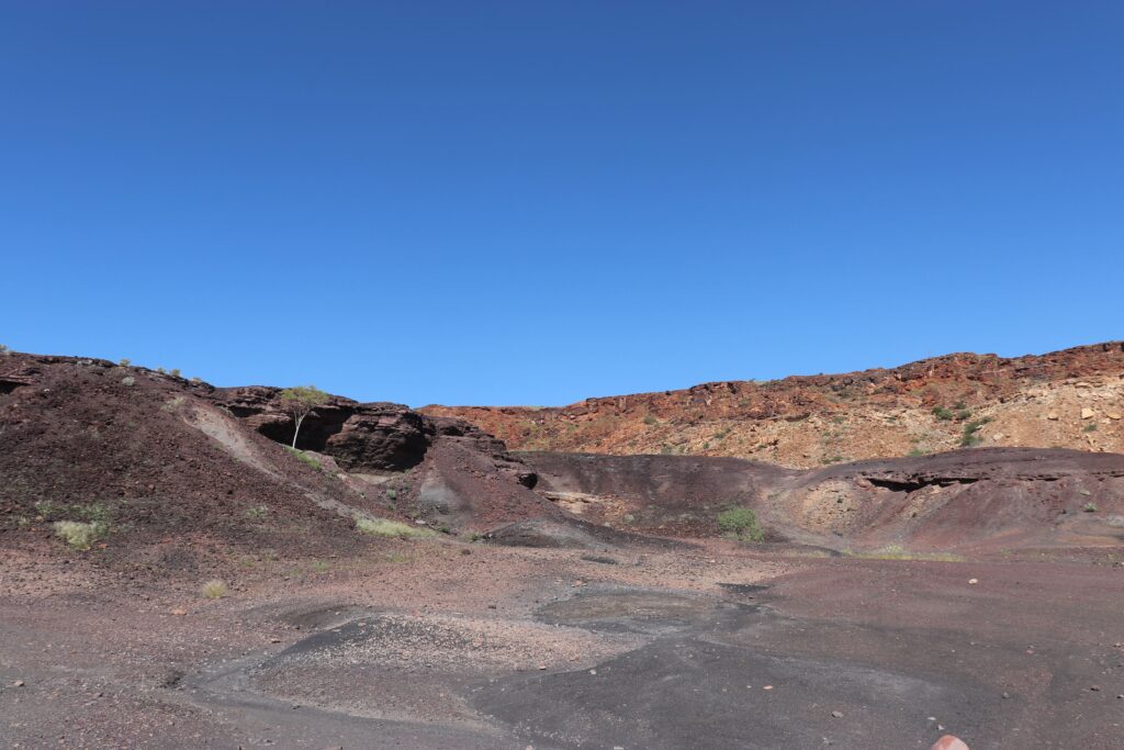 montagne brulée namibie