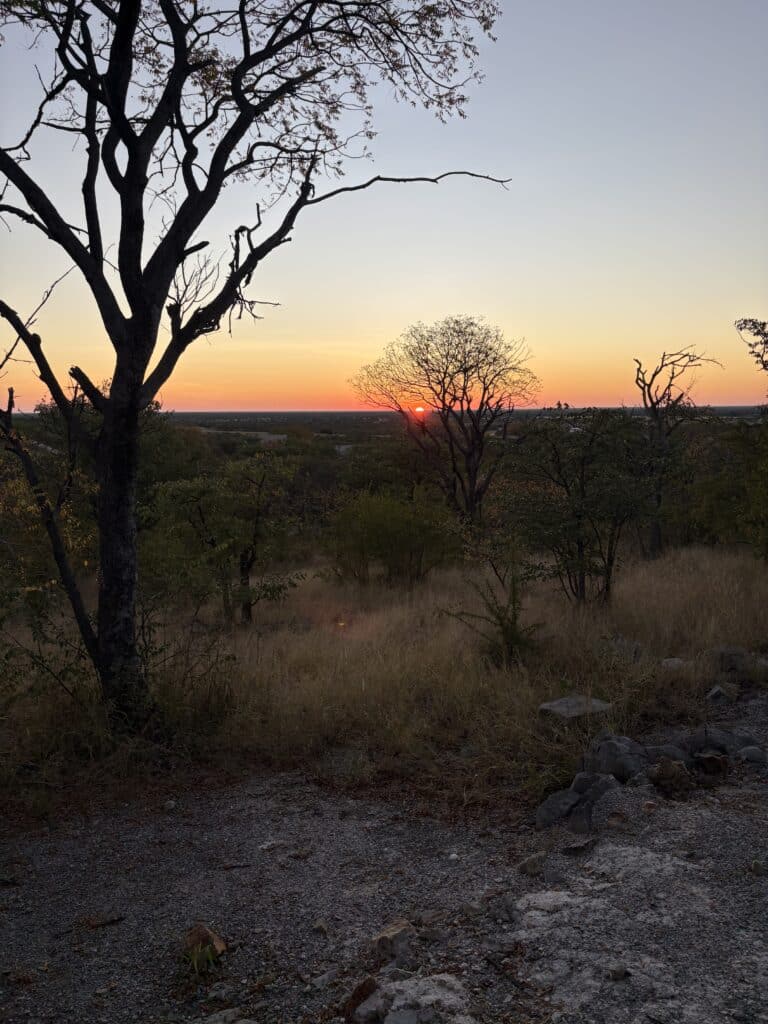 lever de soleil etosha safari camp