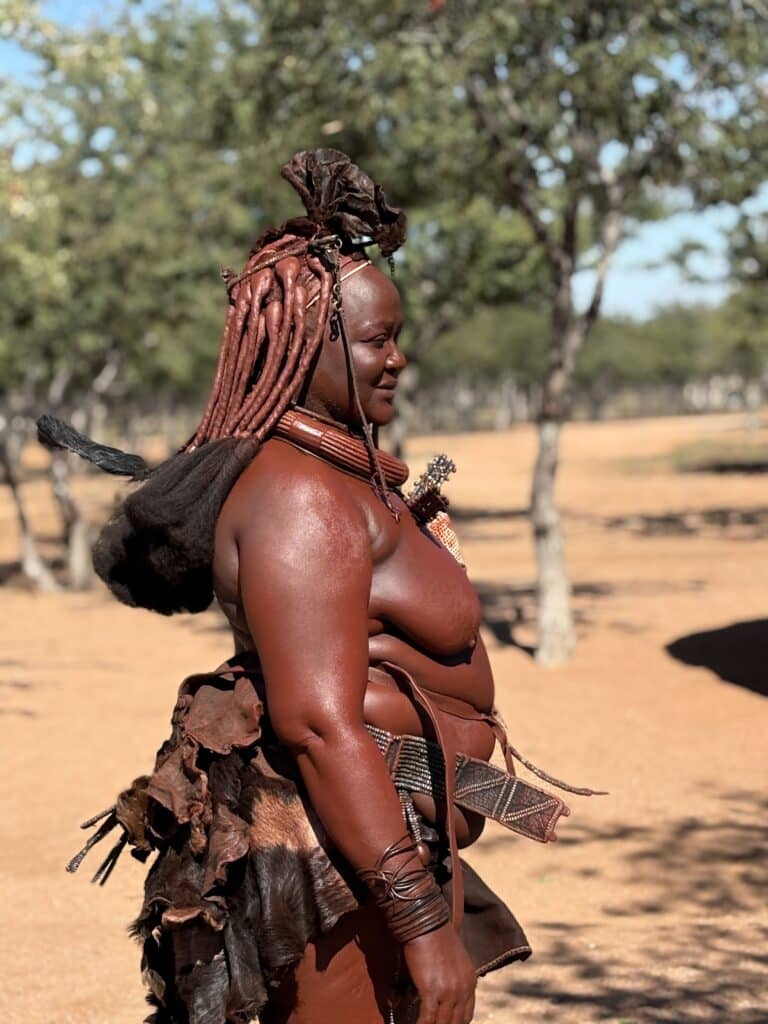 village himba namibie