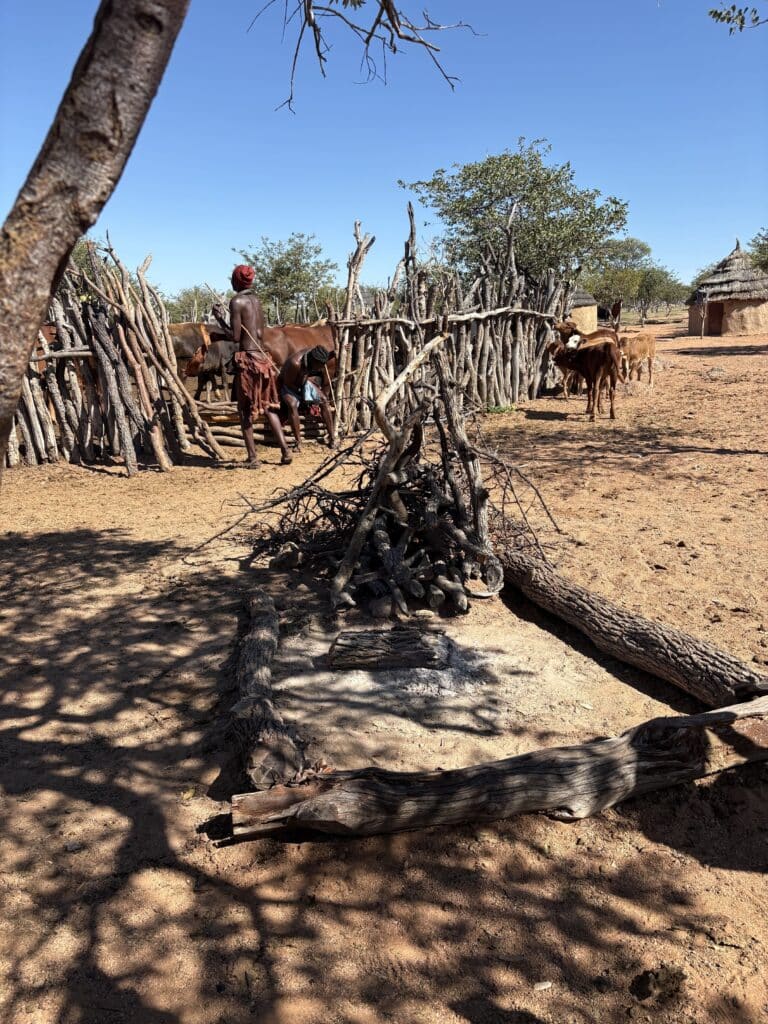 feu sacré himba namibie
