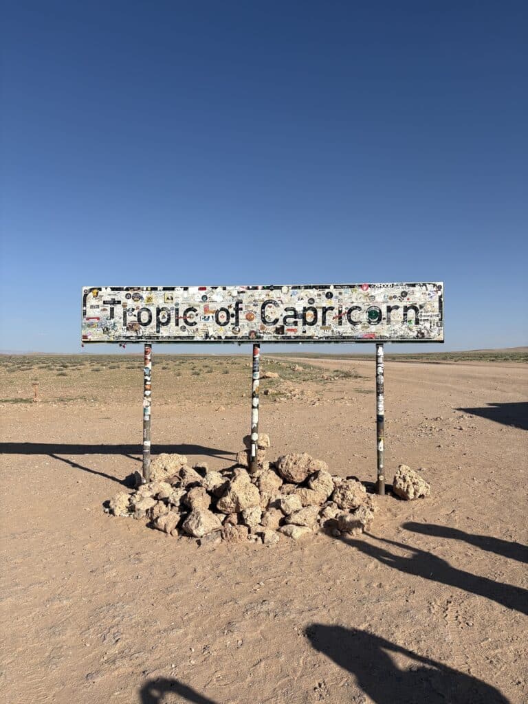 tropique du Capricorne namibie
