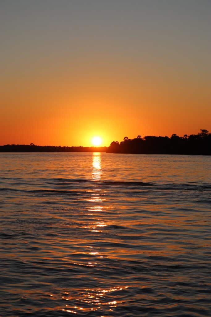 croisiere zambeze sunset