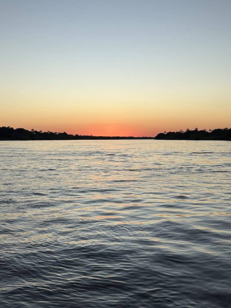 coucher de soleil zambeze croisiere
