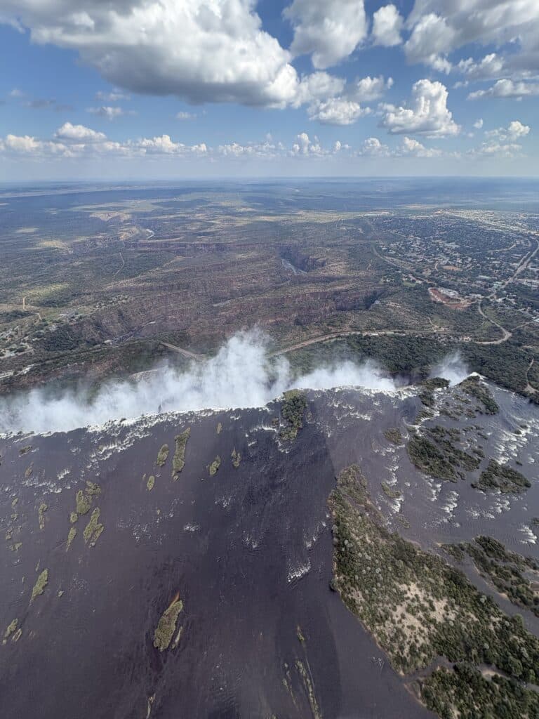tour hélicoptère chutes victoria